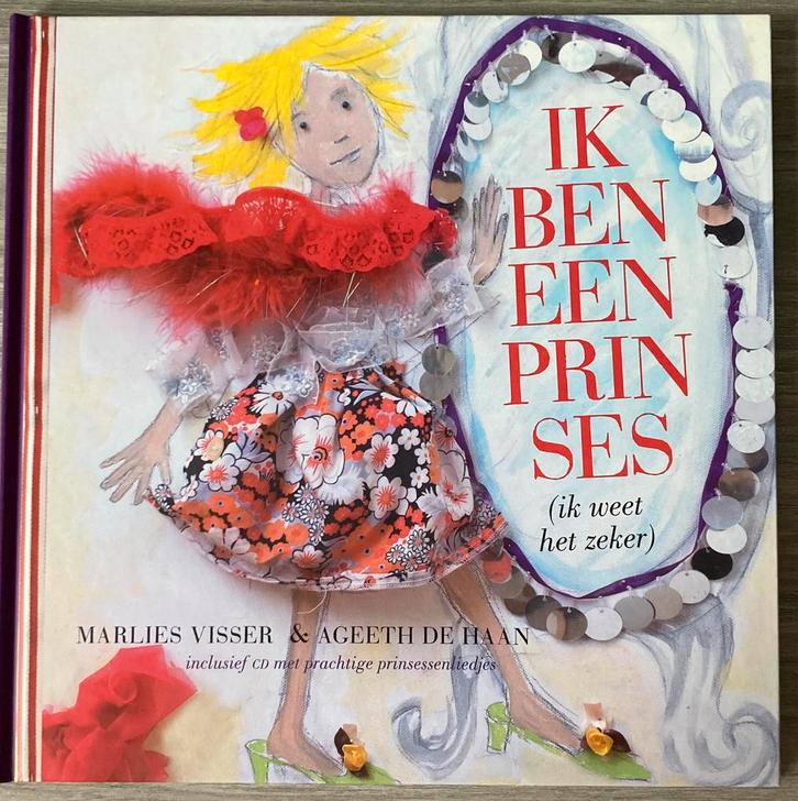 Ik ben een prinses, ik weet het zeker! +CD - Marlies Visser, Boeken, Prentenboeken en Plaatjesalbums, Zo goed als nieuw, Ophalen of Verzenden