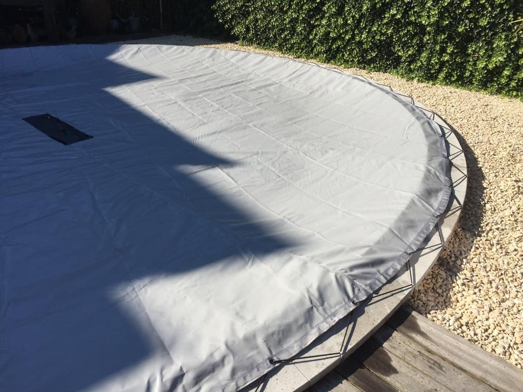 PVC zwembadafdekkleden met waterdoorlatende strook!!, Ophalen, Nieuw, Afdekzeil