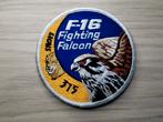 Patch RNLAF Lions 315 Squadron F-16 Fighting Falcon swirl, Verzenden, Luchtmacht, Nederland, Embleem of Badge