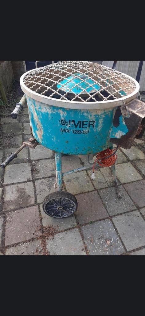 Imer Mix 130/60 dwangmenger, Doe-het-zelf en Verbouw, Betonmolens, Ophalen