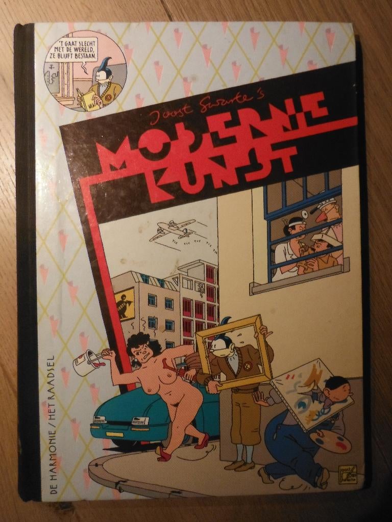 Moderne kunst. HC. 1986. Joost Swarte., Eén stripboek, Ophalen of Verzenden, Gelezen