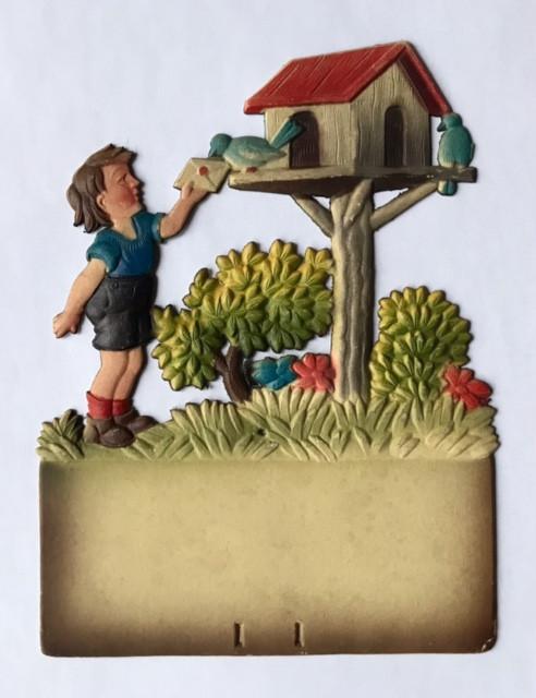 Vintage Dresdner Pappe kalenderhouder € 13,95 per stuk, Ophalen of Verzenden, Zo goed als nieuw