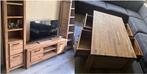 Massief houten woonkamer meubels, Huis en Inrichting, Ophalen, Gebruikt, 100 tot 150 cm, 200 cm of meer