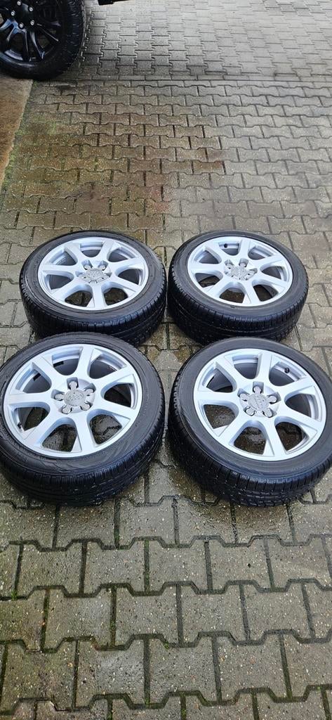 Audi q2 velgen met all season banden, Auto-onderdelen, Banden en Velgen, Gebruikt, Banden en Velgen, 17 inch, Ophalen of Verzenden