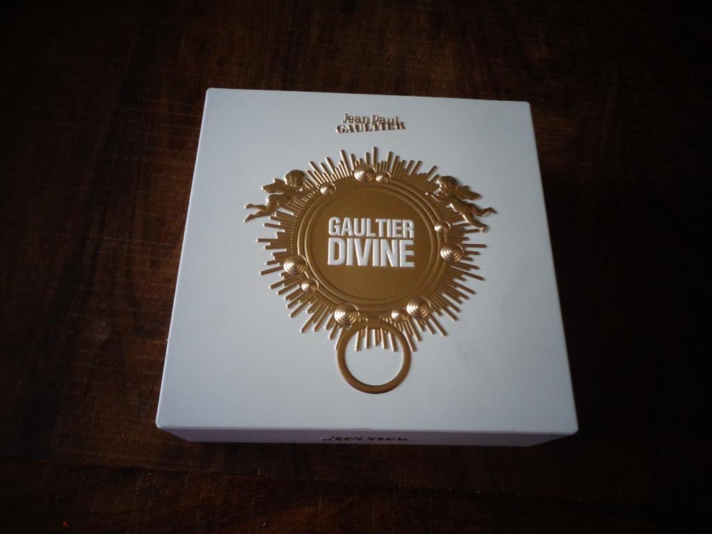 Jean Paul Gaultier Divine metalen doos 21x21x7 cm, Ophalen of Verzenden, Zo goed als nieuw