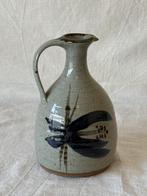 Keramieken kan met libelle decoratie door David Voorhees, Ophalen of Verzenden