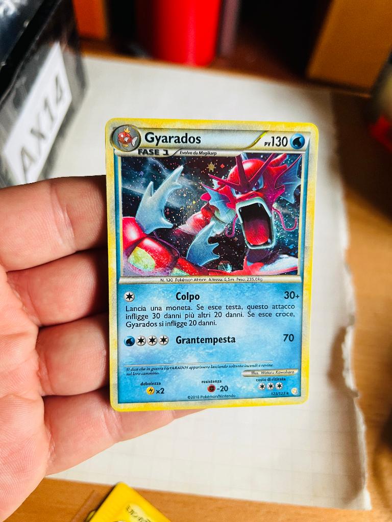 Gyarados 123/123 Holo HGSS HeartGold & SoulSilver Pokemon, Verzenden, Zo goed als nieuw, Losse kaart, Foil