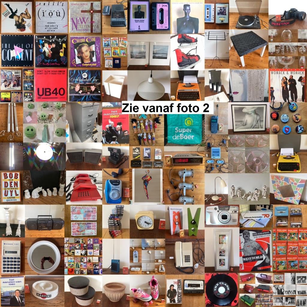 Eighties jaren 80 tachtig vintage spullen dingen inrichting, Verzamelen, Retro, Ophalen of Verzenden, Huis en Inrichting