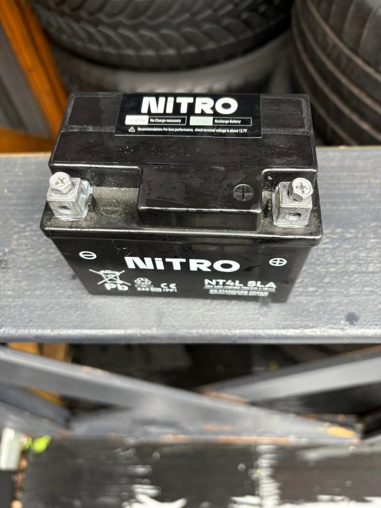 Scooter accu nieuw 12V 4AH 10HR, Ophalen of Verzenden, Nieuw, Overige typen, Overige merken