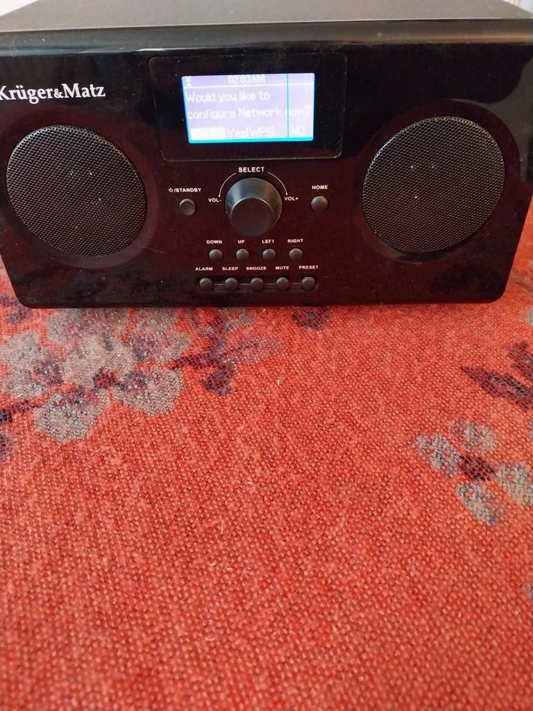 Krüger&Matz KM6812 Internetradio - Zwart, Ophalen, Gebruikt, Radio