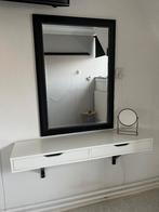 make up tafel met spiegel, Huis en Inrichting, Tafels | Kaptafels, Ophalen, Zo goed als nieuw, 50 tot 100 cm, Minder dan 100 cm
