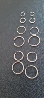 Zilveren creolen, Ophalen of Verzenden, Zo goed als nieuw, Zilver, Zilver