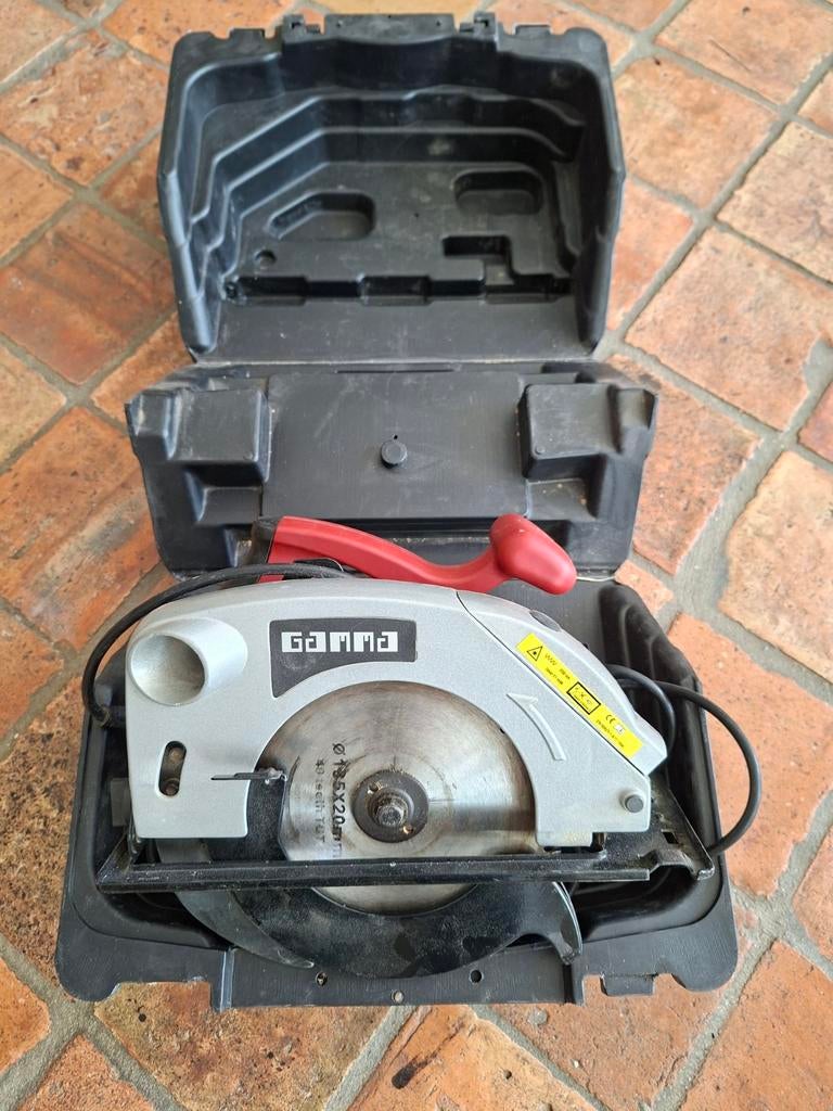 GAMMA hand cirkelzaag, Ophalen, Cirkelzaag, Zo goed als nieuw, 30 tot 70 mm