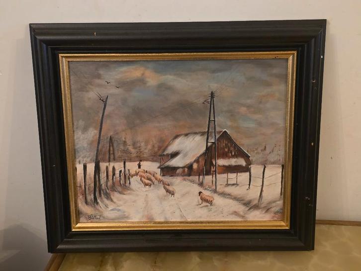 Schollaert- 60x60, Antiek en Kunst, Kunst | Schilderijen | Klassiek, Ophalen of Verzenden