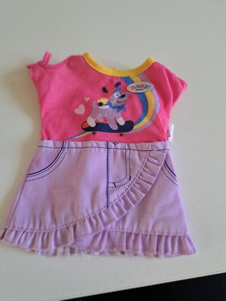 Baby Born Jurkje met shirt en rokje, Ophalen of Verzenden, Gebruikt, Babypop