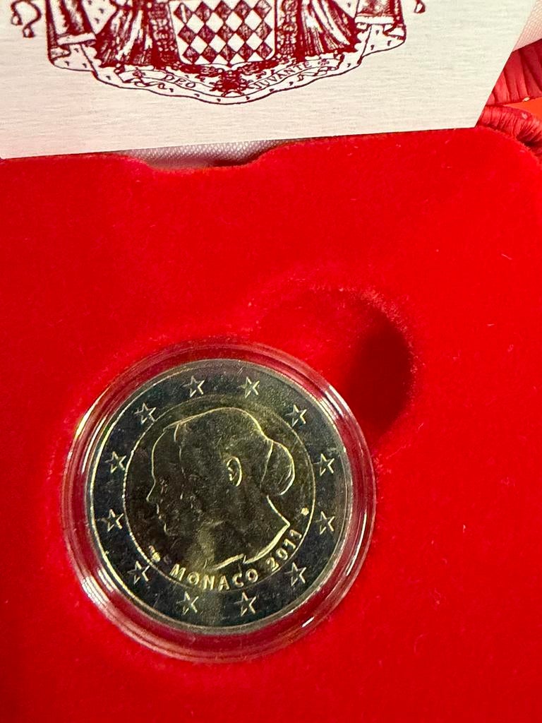 Monaco 2 euro 2011 PROOF, Ophalen of Verzenden, Monaco, 2 euro