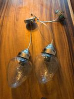 Hanglampen ei vorm 2x samen 10 euro, Ophalen, Zo goed als nieuw, Minder dan 50 cm