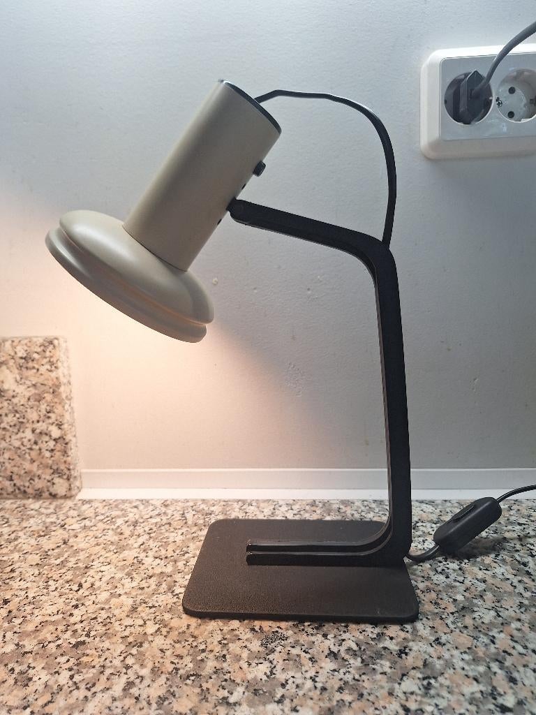 Design tafellamp bureaulamp Lita France 80s, Ophalen, Gebruikt, Metaal, Minder dan 50 cm