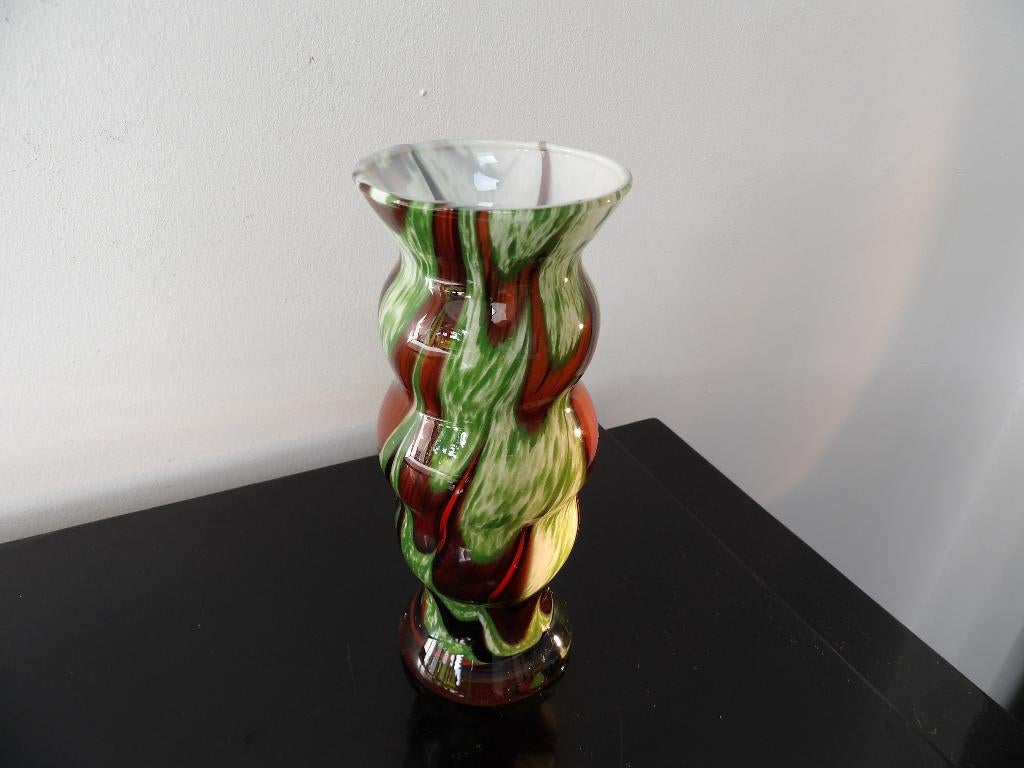 Murano Vaasje Sixties, Carlo Moretti, opaline, Ophalen of Verzenden