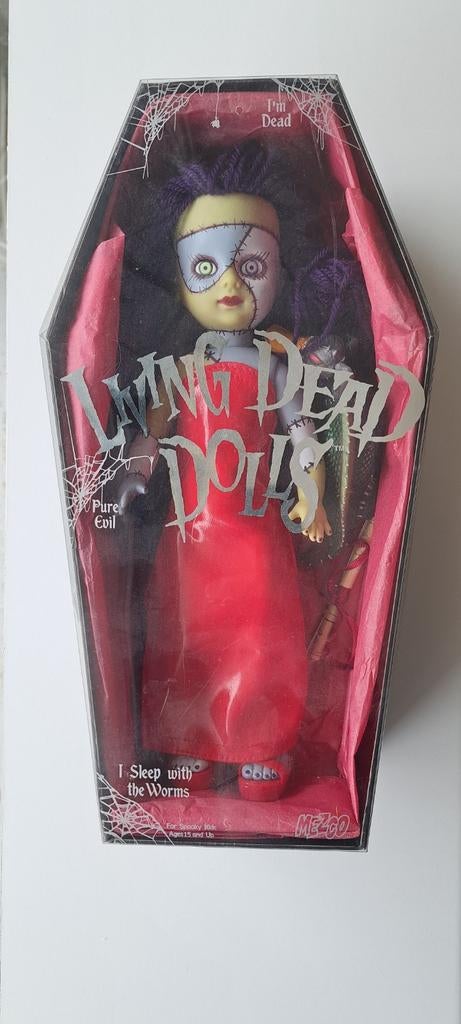 Living Dead Doll in doodskist, Ophalen of Verzenden