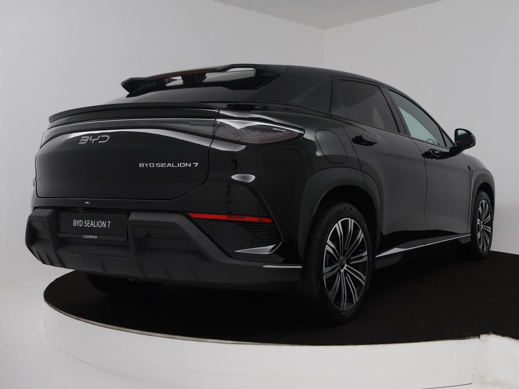 BYD SEALION 7 Comfort 82.5 kWh | 100% Nieuw & Origineel NL!, Auto's, BYD, 12 maanden, Achterwielaandrijving, Zwart, Zwart