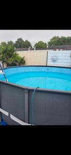 Compleet Intex zwembad 488 x 122 met veel extra's, Gebruikt, 300 cm of meer, Rechthoekig, Ophalen