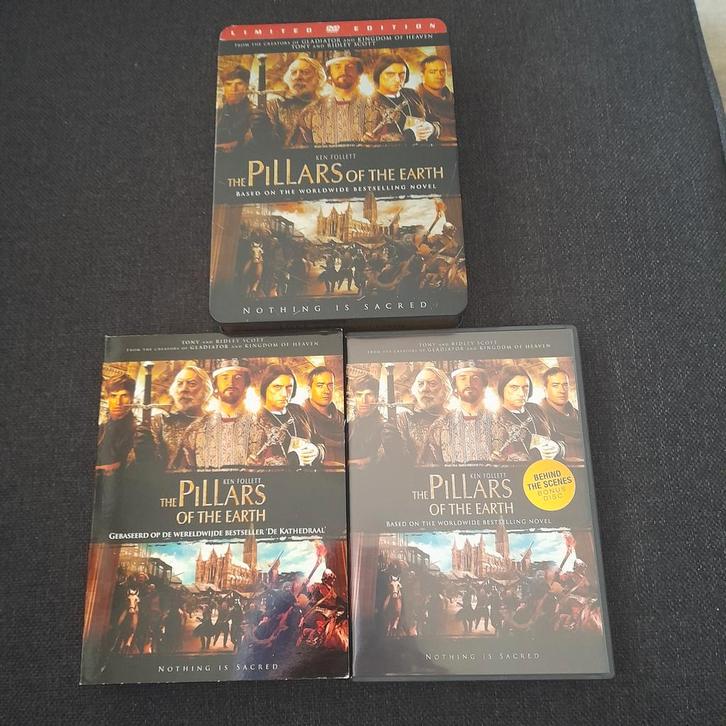 Pillars of the Earth limited edition 4 dvd box Ken Follet, Cd's en Dvd's, Dvd's | Drama, Zo goed als nieuw, Boxset, Vanaf 16 jaar