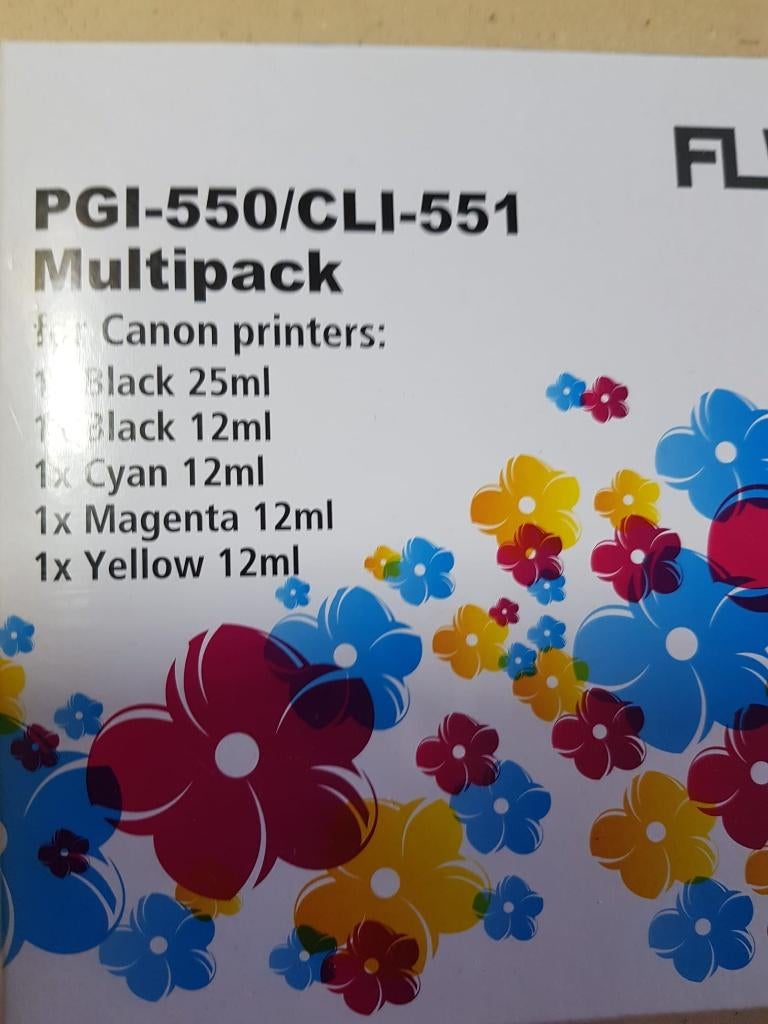 canon printers cartridges 5 pack div kleuren, Computers en Software, Printerbenodigdheden, Verzenden, Nieuw, Cartridge, Huismerk