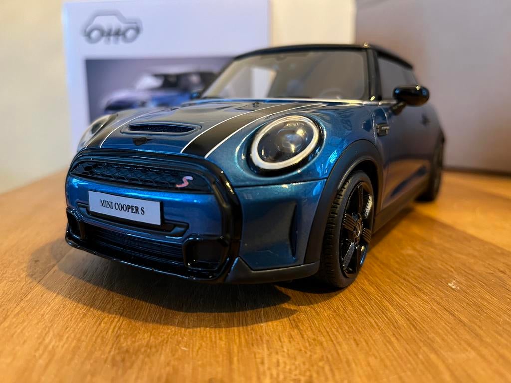 Mini Cooper S Island Blue | Ottomobile OT982 | 1:18, Ophalen of Verzenden, Nieuw, Auto, OttOMobile