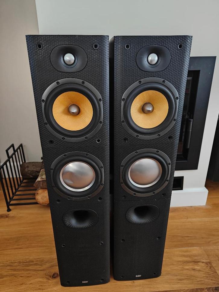 B&W DM603 S3 Black Ash, Audio, Tv en Foto, Luidsprekers, Gebruikt, Front, Rear of Stereo speakers, 120 watt of meer, Bowers & Wilkins (B&W)