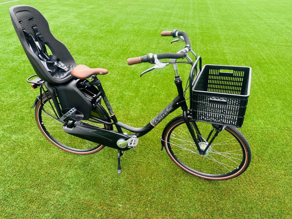 Gazelle Bloom damesfiets 57cm Moederfiets incl kinderzitje, Niet ingevuld, Gebruikt, Versnellingen, Niet ingevuld