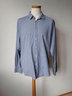 Boss overhemd blauw/wit mt 3 XL, Blauw, Ophalen of Verzenden, Zo goed als nieuw, Overige halswijdtes