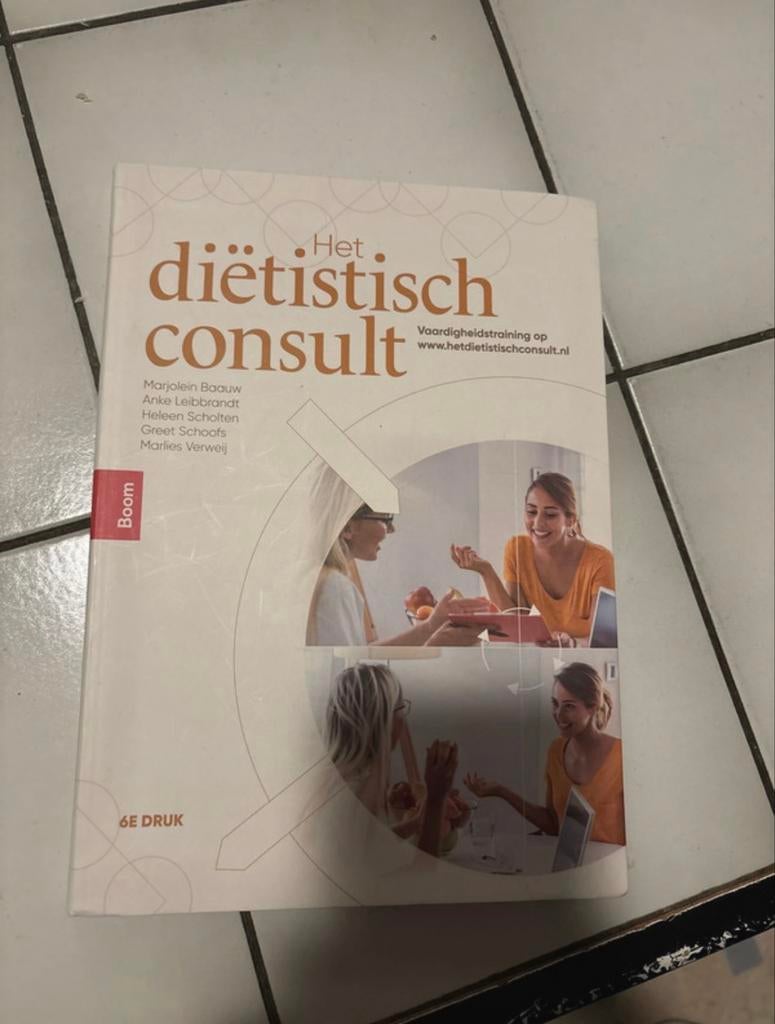 Het diëtistisch consult - 6e druk, Boeken, Ophalen of Verzenden, Gamma, Zo goed als nieuw, HBO