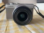 Canon EOS M100 + 15-45mm Lens + Hama Hoes, Gebruikt, Canon, Compact, Ophalen of Verzenden