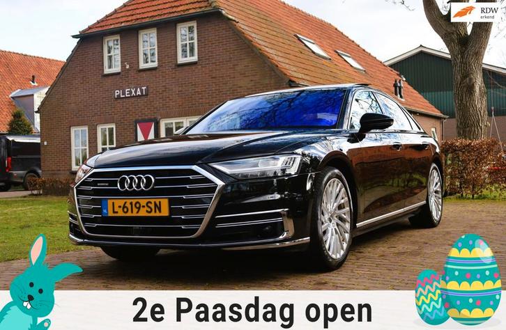 Audi A8 55 TFSI quattro Pro Line Plus Aut. | 6-Cillinder | A, Auto's, Audi, Bedrijf, Te koop, A8, 4x4, ABS, Achteruitrijcamera