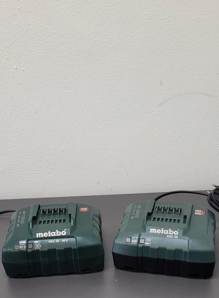 metabo acculaders, Doe-het-zelf en Verbouw, Gereedschap | Machine-onderdelen en Toebehoren, Zo goed als nieuw, Ophalen of Verzenden