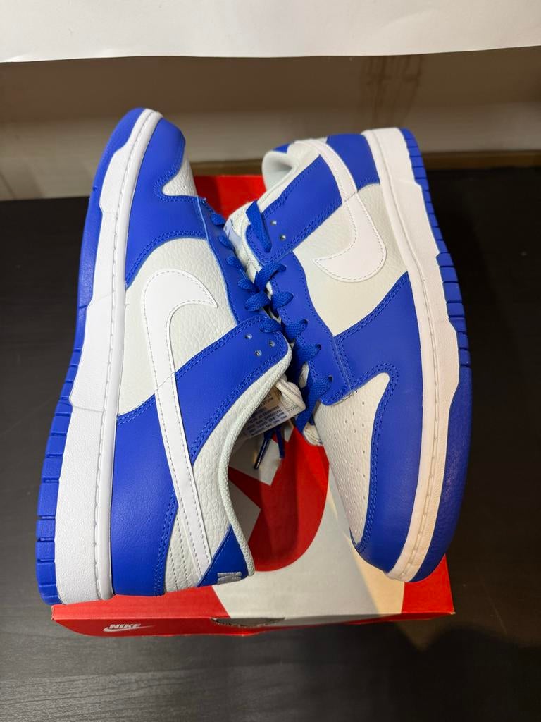 Nike Dunk Low Photon Dust Racer Blue 46, Kleding | Heren, Schoenen, Blauw, Nieuw, Ophalen of Verzenden, Sneakers of Gympen