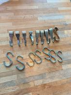 6 stuks S haken en 9 Ikea Hultarp haken, Ophalen of Verzenden