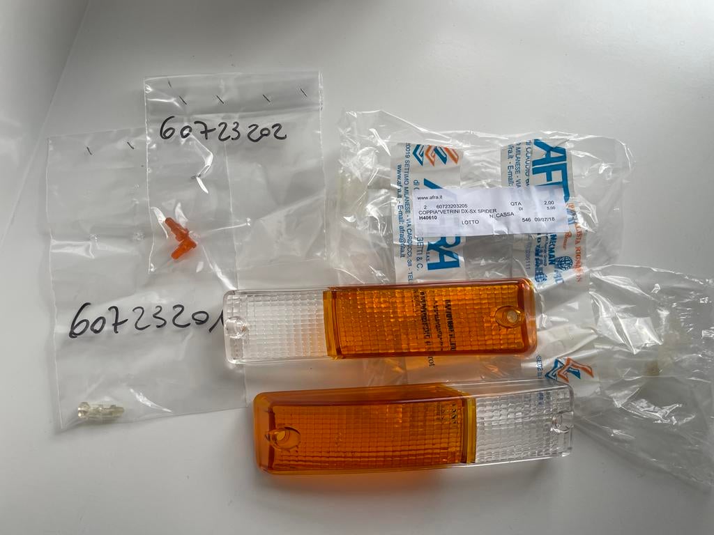 Alfa Romeo Spider IV Stadslicht/Knipperlicht Glas (L+R), Ophalen of Verzenden, Nieuw, Alfa Romeo