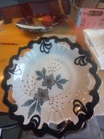 MOOIE FLORA PLATEEL GOUDA HOLLAND ANTIEKE SCHAAL  25 CM ROND, Ophalen of Verzenden