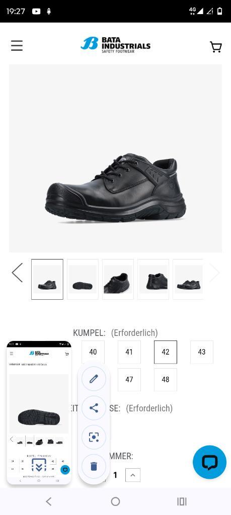 Bata PWR409 werkschonen 42     -S3-, Doe-het-zelf en Verbouw, Veiligheidskleding, Ophalen of Verzenden