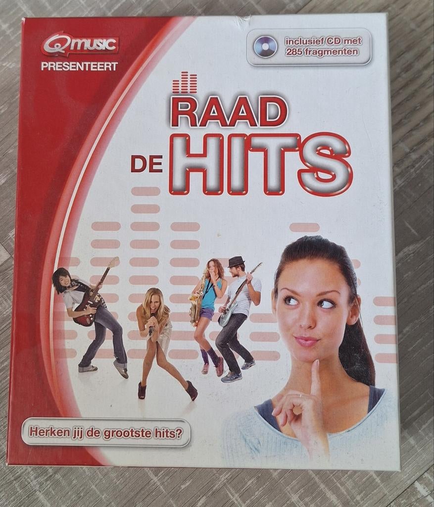 Qmusic 'raad de hits' spel met cd, Ophalen of Verzenden, Gebruikt