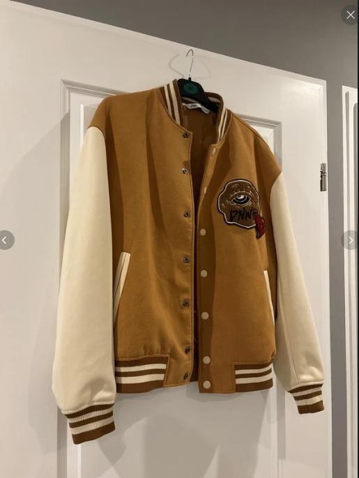 Zara baseball jack maat S, Kleding | Dames, Jasjes, Kostuums en Pakken, Nieuw, Jasje, Maat 36 (S), Bruin, Ophalen of Verzenden