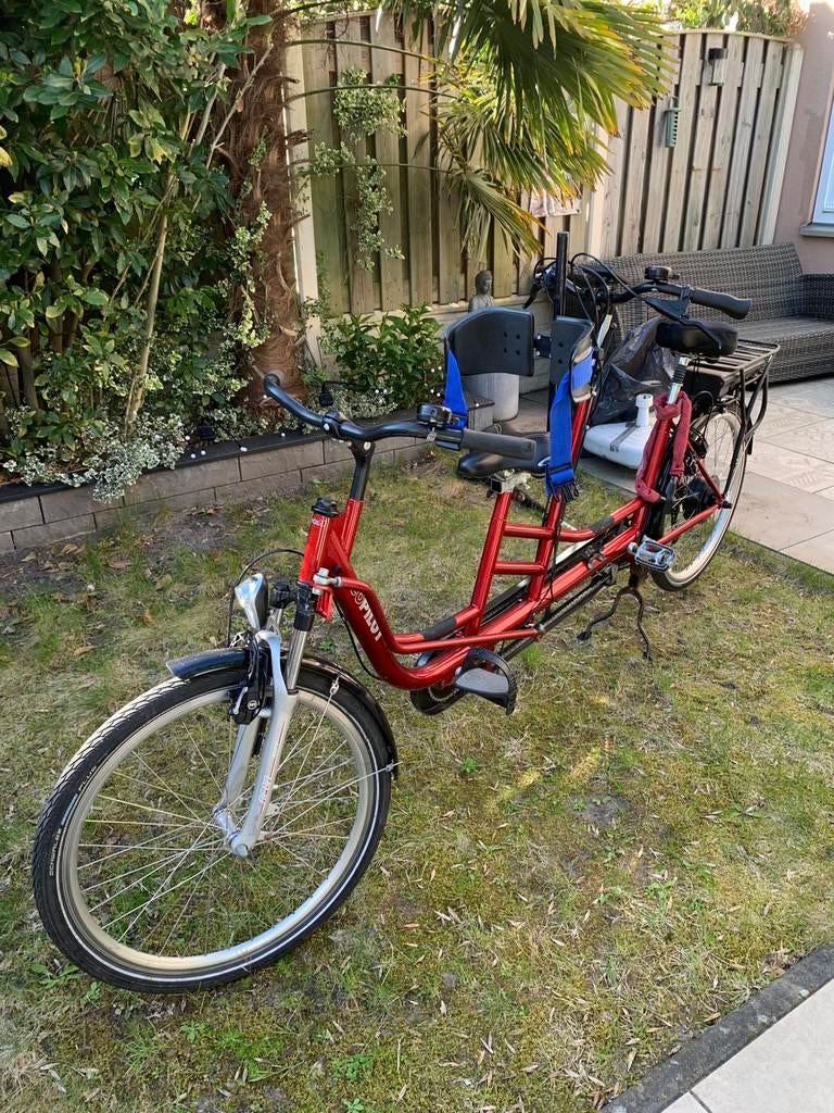 Tweedehands ouderkind tandem electrisch, Ophalen, Gebruikt, Minder dan 49 cm, Minder dan 10 versnellingen