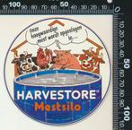 Sticker: Harvestore Mestsilo - Enschede (1), Ophalen of Verzenden, Zo goed als nieuw, Bedrijf of Vereniging