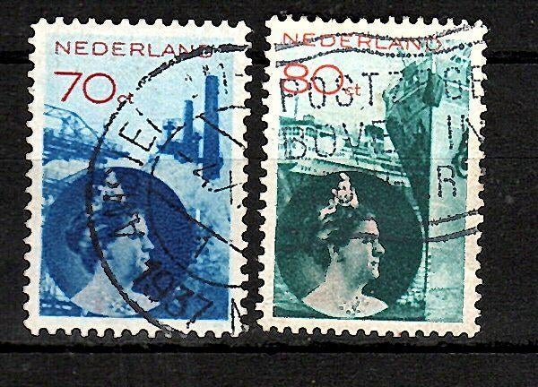 625 nvph 236-237 Wilhelmina 1931-1933 gebruikt zie scan., Ophalen of Verzenden, T/m 1940, Gestempeld