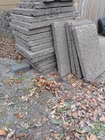 Partij grindtegels, Ophalen, Gebruikt, Beton, Terrastegels