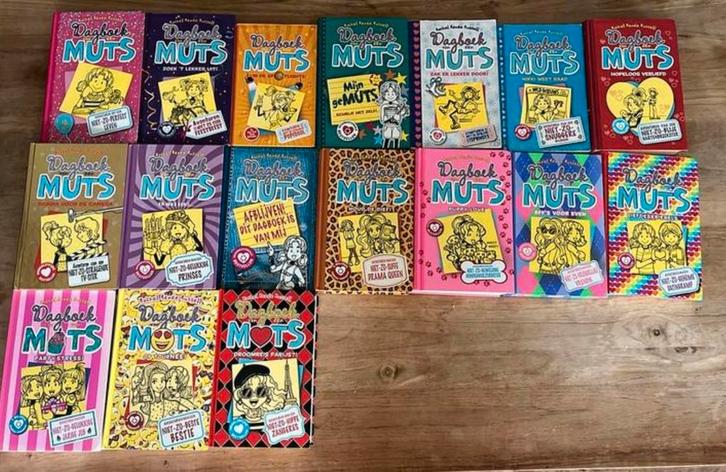 Dagboek van een muts reeks | 17 boeken, Boeken, Kinderboeken | Jeugd | 10 tot 12 jaar, Zo goed als nieuw, Ophalen of Verzenden
