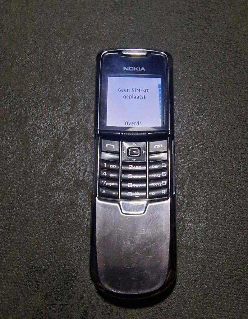 Nokia 8800, Telecommunicatie, Overige modellen, Zwart, Ophalen of Verzenden, Zo goed als nieuw