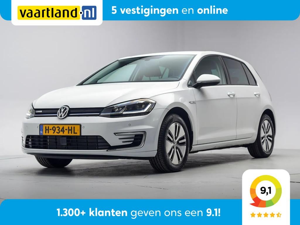 Volkswagen Golf E-DITION [ Navi Virtual Adapt.cruise LED ], Auto's, Volkswagen, Automaat, Gebruikt, Wit, Origineel Nederlands